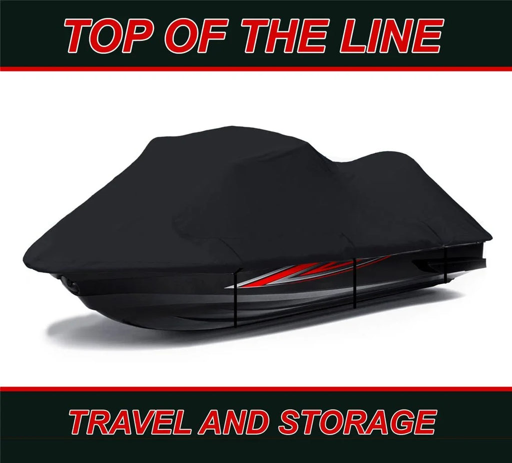 BLACK 600 DENIER JetSizeki Cover Compatible for JET SizeKI COVER Yamaha EX 2017 2018 2019 2020 2021 2022