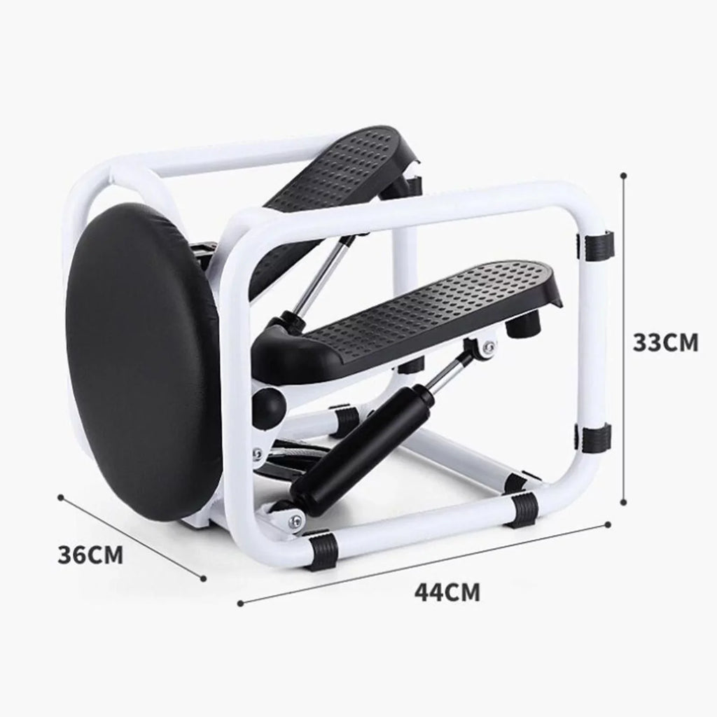 ,multifunctional fitness stepper workout home,electronic display exercise s,stepping machine mute fitness stainless steel,household leg arm full body Black