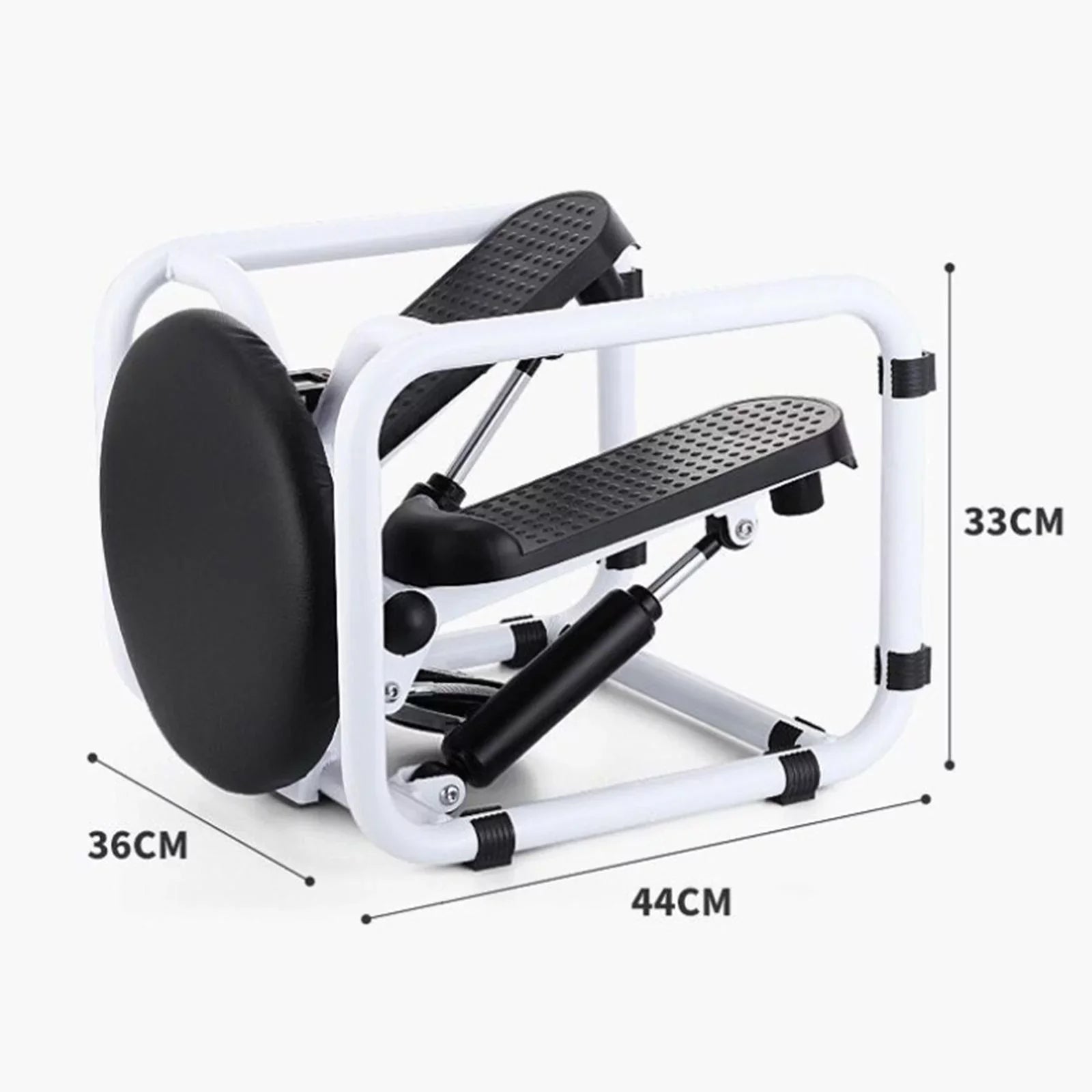 ,multifunctional fitness stepper workout home,electronic display exercise s,stepping machine mute fitness stainless steel,household leg arm full body Black