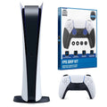 Sizeony Playstation 5 Digital Version Console with ControlGrip Player Pack Bundle