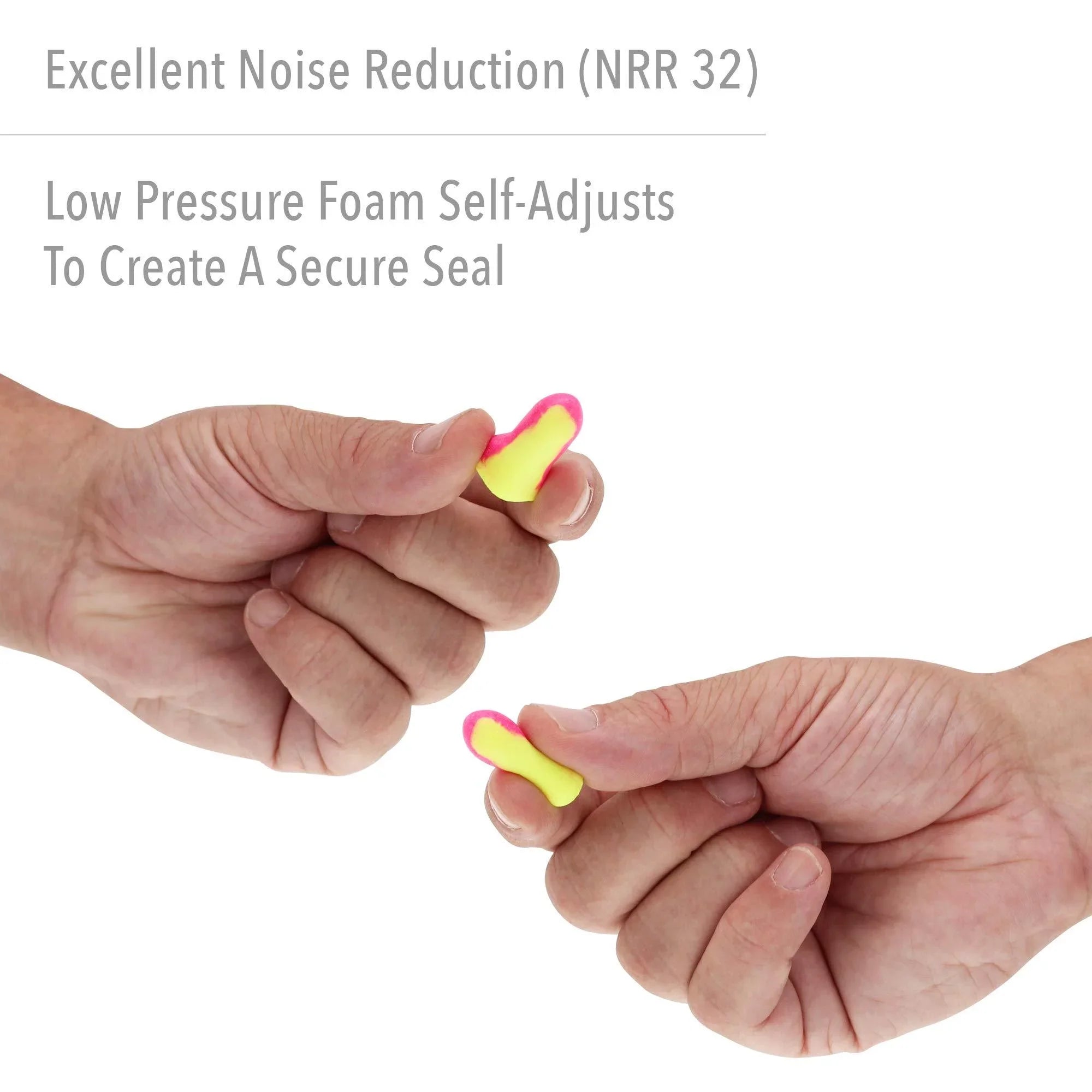 Howard Leight Laser Lite Hi-Visibility Earplug Refill for HL400 Dispenser, 200 Pairs (LPF-LSize4-REFILL), Yellow/Magenta