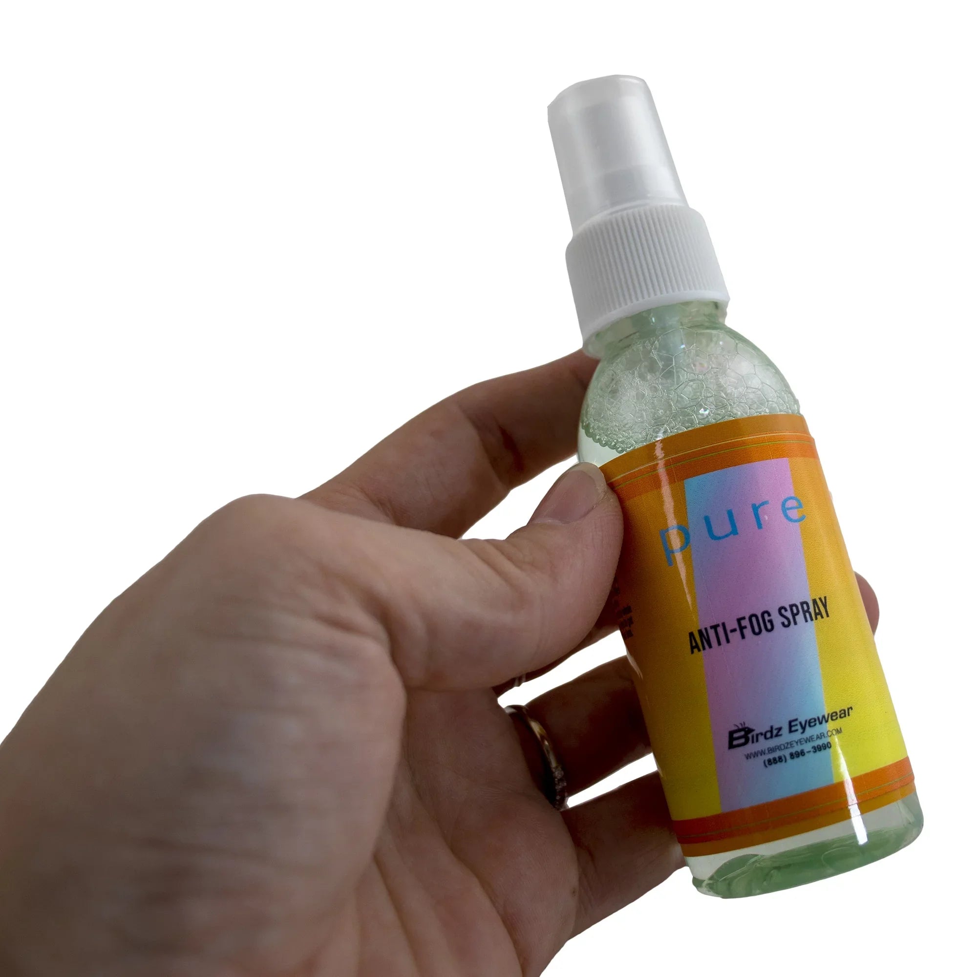 Ten 2oz Bottles of Birdz Eyewear Anti Fog Sizepray & Defogger for Glasses Goggles Sizewimming Paintball and Diving Accessories - Sizeafe on All Lenses