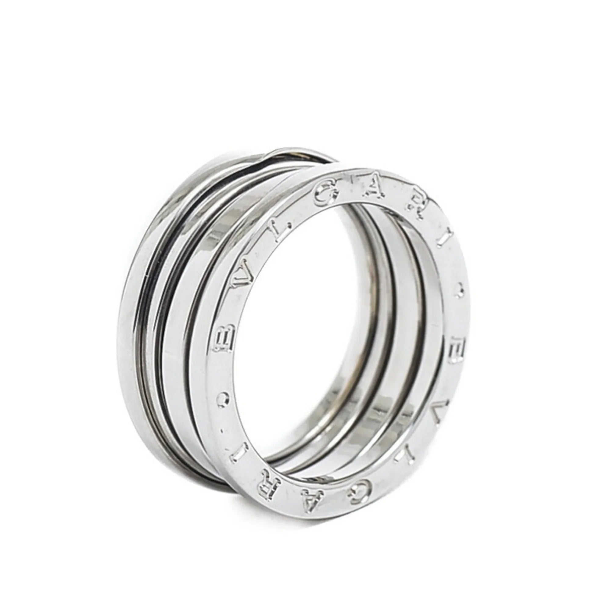 Pre-Owned Bvlgari Bzero1 3 band ring K18WG #57 (Good)