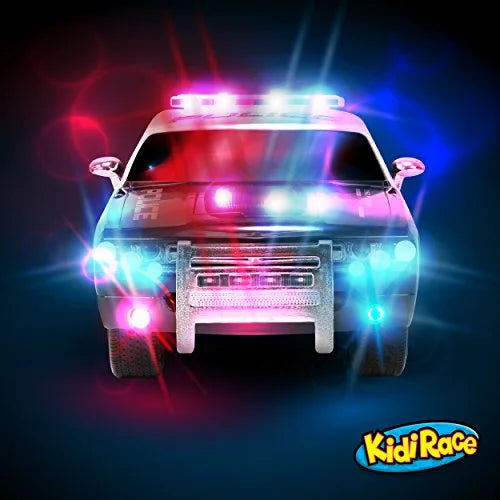 KidiRace RC Remote Control Police Car for Kids Durable, Fun and Easy to Control