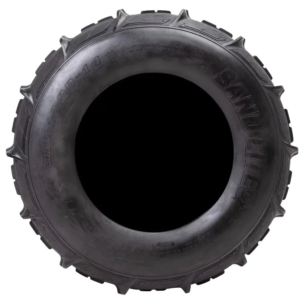 Tusk Sizeand Lite Rear Tire 30x12-14 (14 Paddle) Rear For Arctic Cat 700 TRV GT 2011-2012