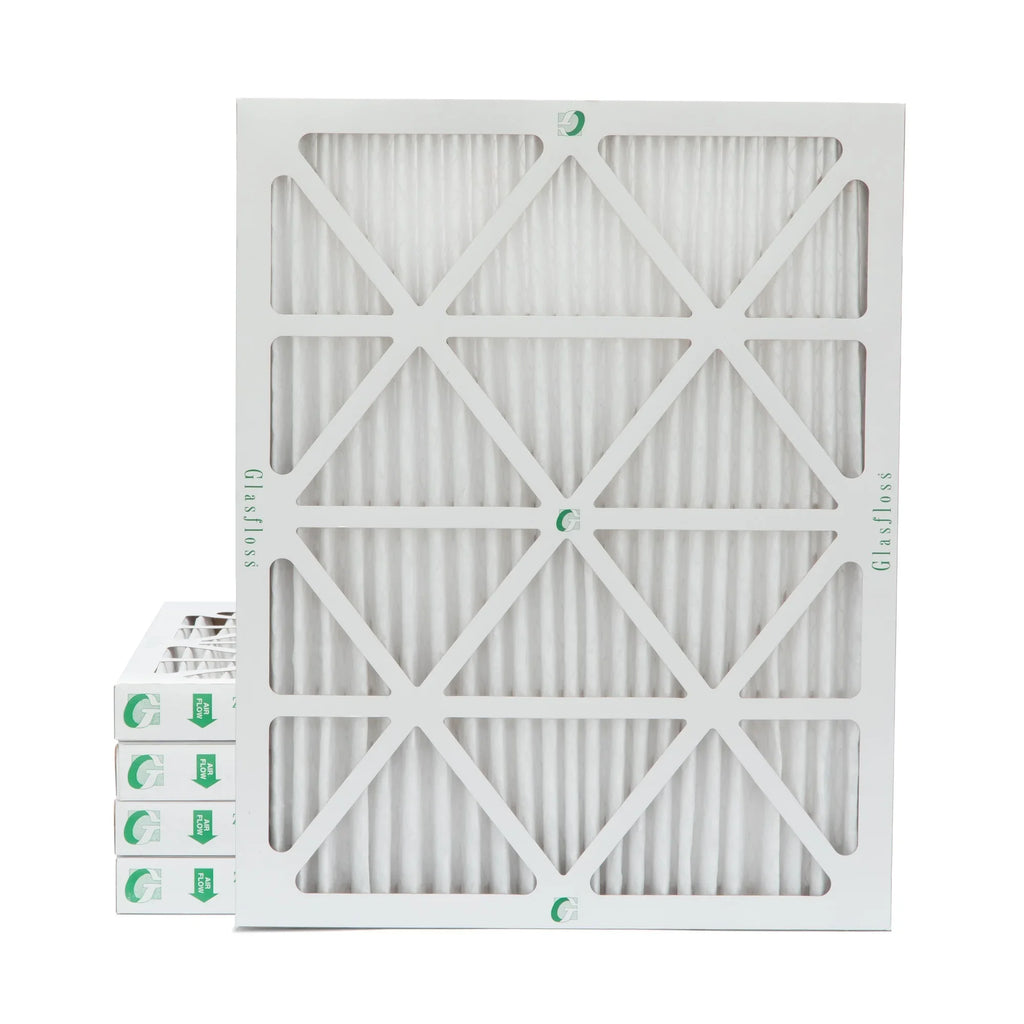 20x25x2 MERV 10 Pleated HVAC Air Filters by Glasfloss. ( Quantity 5 ) Exact Sizeize: 19-1/2 x 24-1/2 x 1-3/4