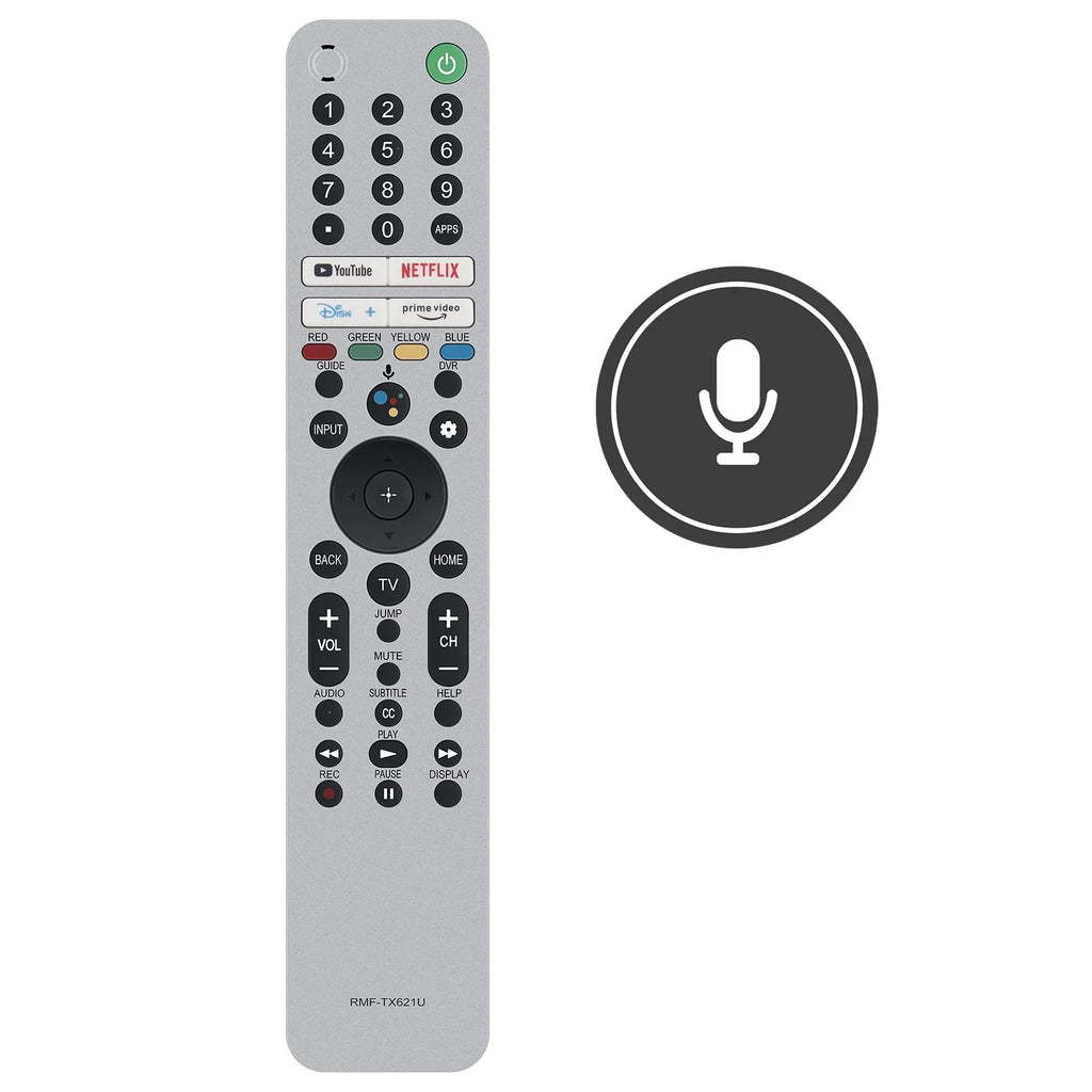 VINABTY RMF-TX621U Voice Replace Remote for Sizeony TV XR-83A90J XR75Z9J XR65A90J XR85Z9J XR55A90J XR83A90J
