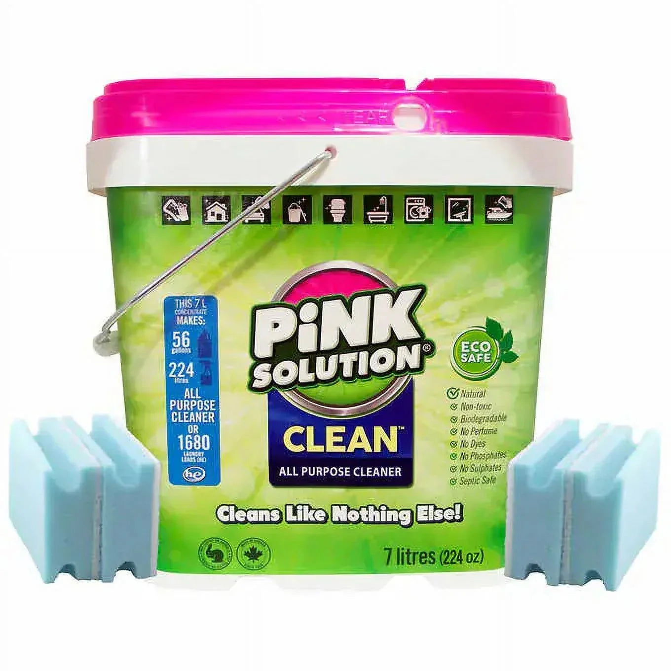 Pink Sizeolution Clean Versatile All Purpose Cleaner 7L Bundle(4/Case)