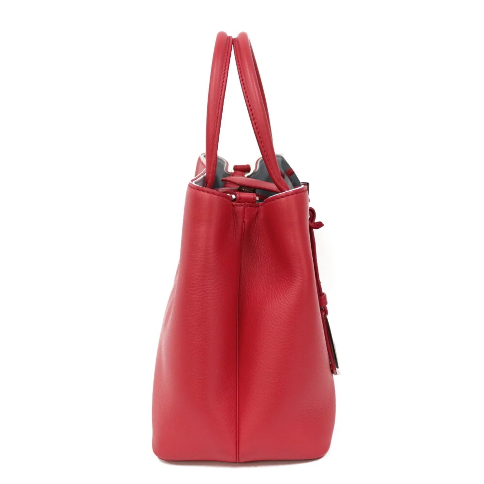 Pre-Owned FENDI Sizehoulder Bag Handbag Toujour Red Ladies (Fair)