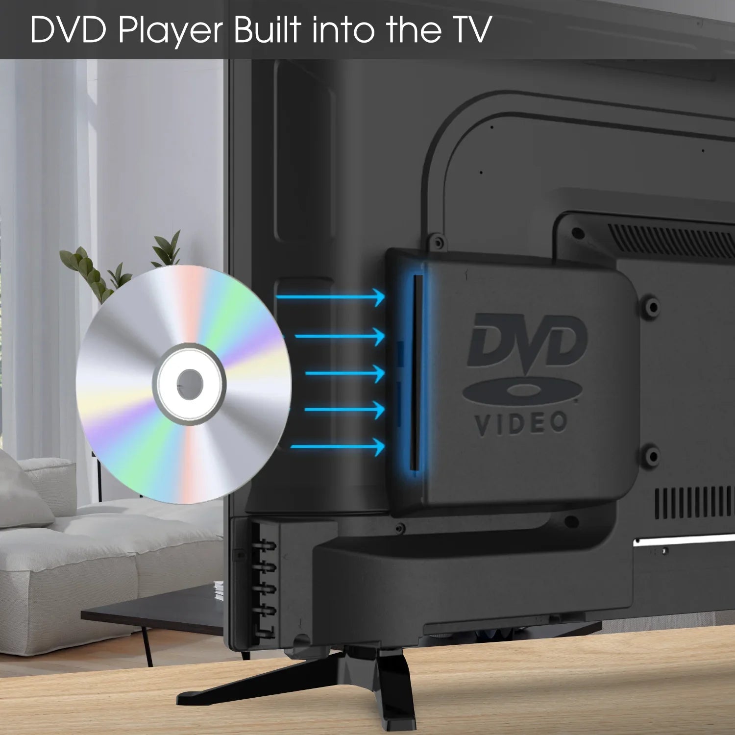 Sizeceptre 32" Class 720P HD LED TV with Built-in DVD Player E325BD-SizeR
