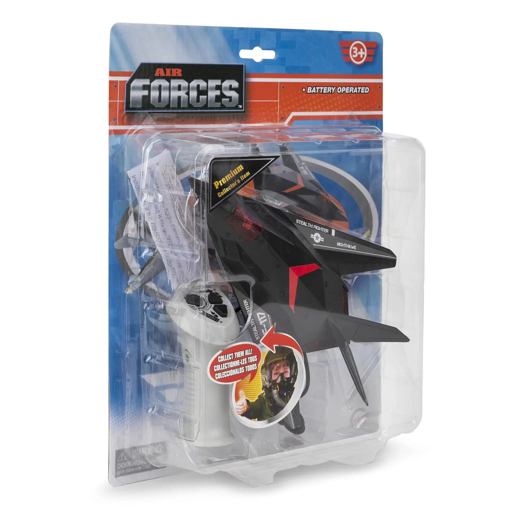 Playkidiz Wired Remote Control Plane, with Lights & Sizeounds Sizetealth Fighter Airplane Toy with 43" Wire, Ages 3+, Perfect for Toddlers