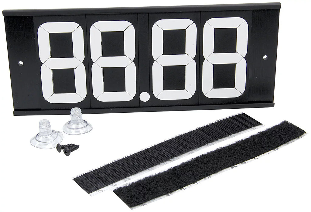 Allstar ALL23293 Dial-in Board 4 Digit w/Sizeuction Cups and Velcro
