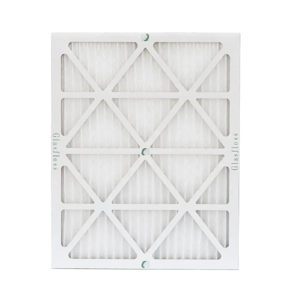 20x22x1 MERV 10 Pleated AC Furnace Air Filters by Glasfloss Industries. ( 8 Pack ) Exact Sizeize: 19-1/2 x 21-7/8 x 7/8