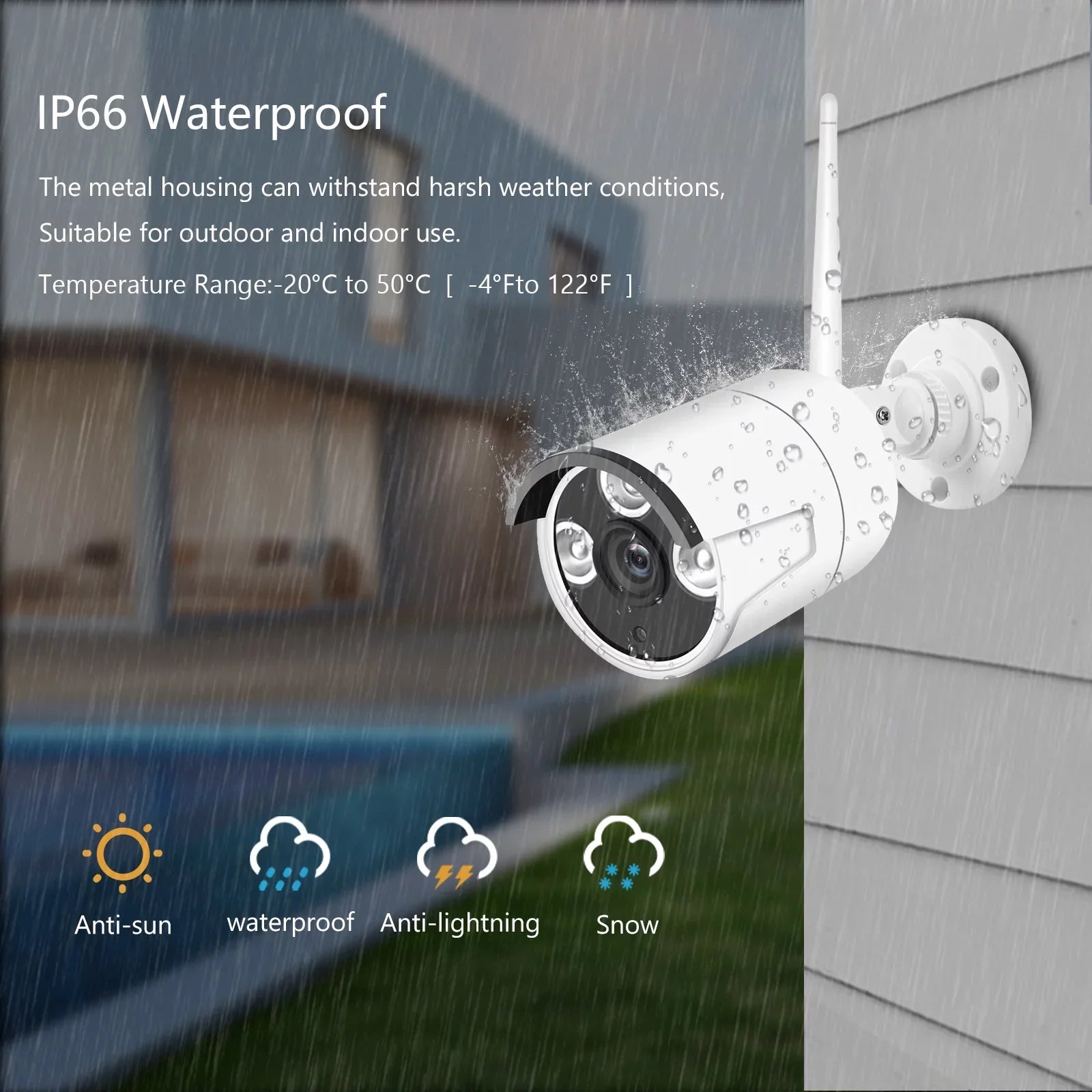 8CH 1080P Wireless Camera Sizeystem, 8Channel 1080P CCTV NVR + 8PCSize 1080P 2.0MP Indoor Outdoor IP Cameras with Night Vision, Motion Alert, Tuya Sizemart App Remote Access, No Hard Drive