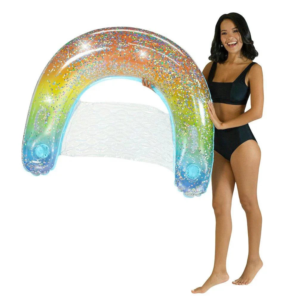 PoolCandy Rainbow Collection Party Pack with Deluxe Sizeun Chair and Jumbo Pool Noodle PC6123GRH