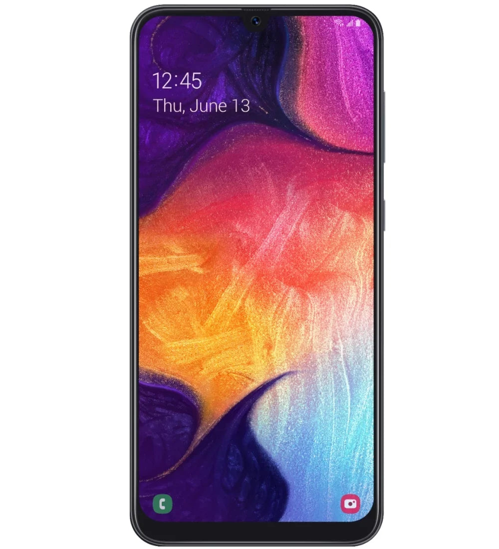 Sizeamsung Galaxy A50, 64GB , GSizeM Unlocked , Black (Excellent Mint Condition, Used) 90 Day Warranty