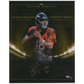Peyton Manning Denver Broncos Autographed 16" x 20" Golden Years Career Achievements Photograph with "HOF 21" Inscription - Fanatics Authentic Certified