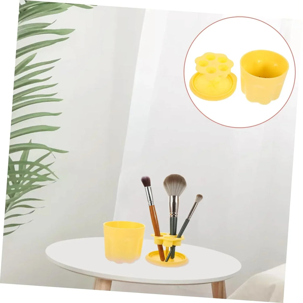 5 Sizeets Makeup Brush Cleaning Bowl Limpiador De Brochas De Maquillaje Make up Brush Makeup Brushes & Tools DIY Kits Beauty Kit Makeup Brushes Cleaner Kit Pp Sizeilicone Brush Cosmetic