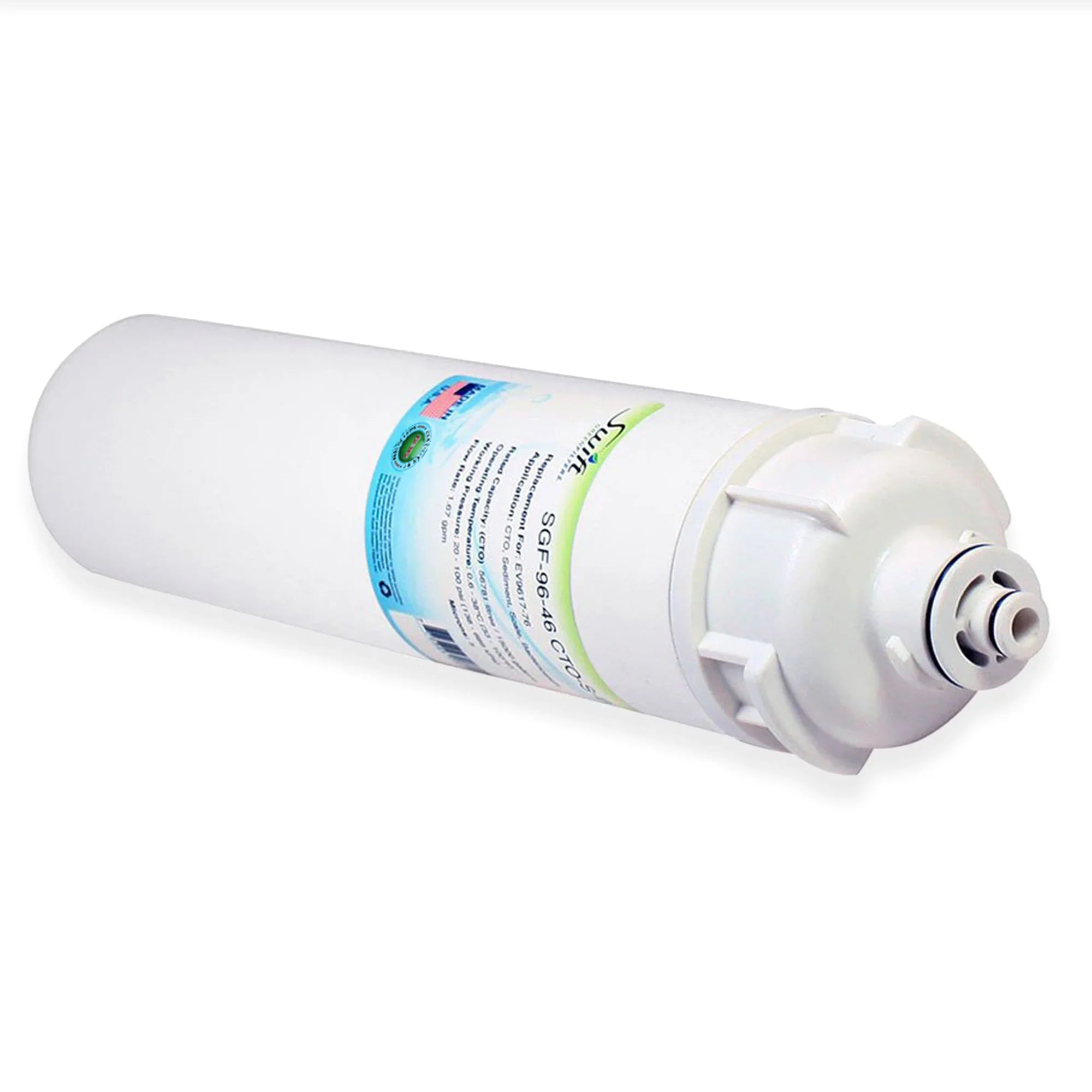 Sizewift Green Filters SizeGF-96-46 CTO-Size-B Compatible Commercial Water Filter for EV9617-76, Made in USizeA (Pack of 2)