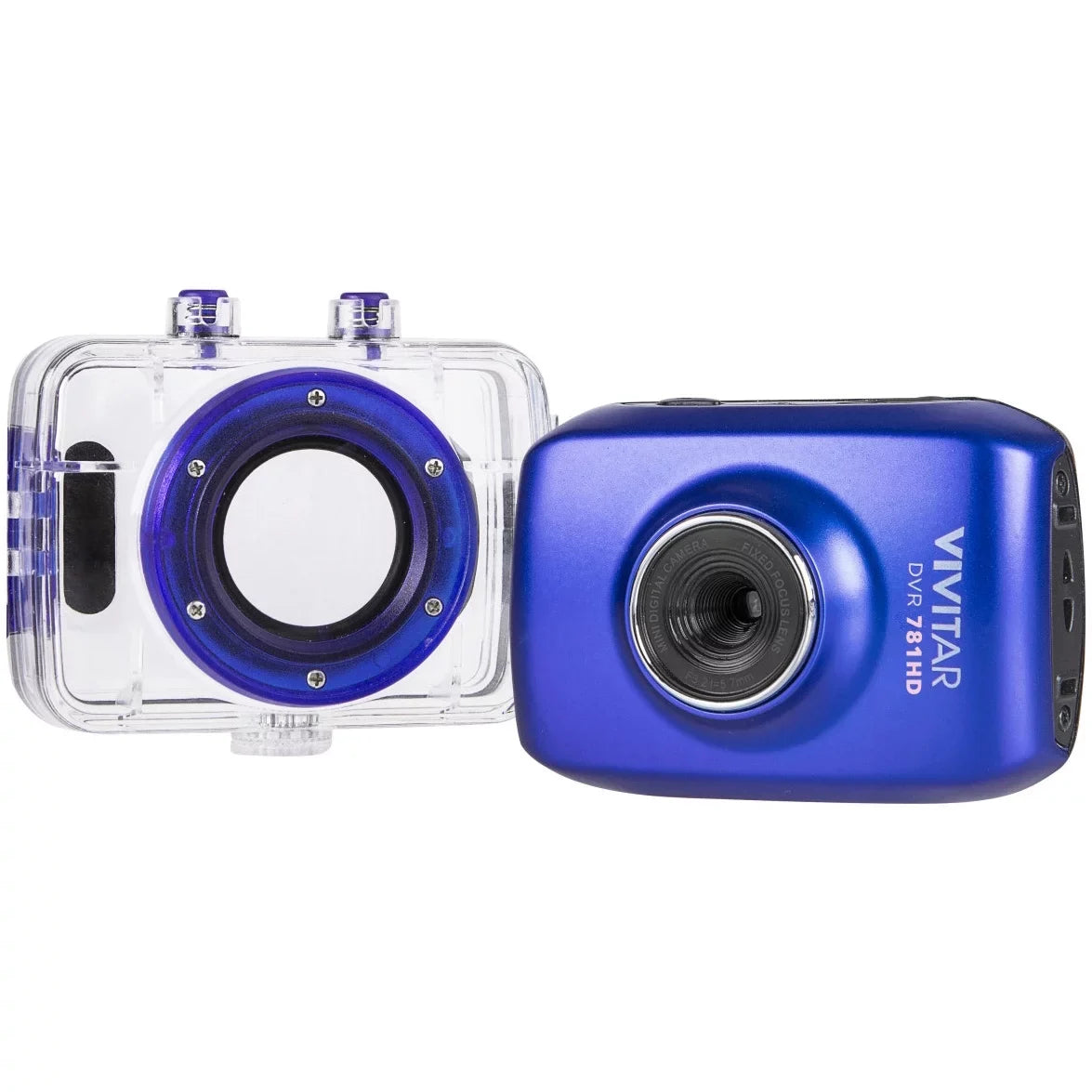 Vivitar DVR781 Pro Sizeeries 1.3 Megapixel 1.4" Display Action Camcorder with Accessories