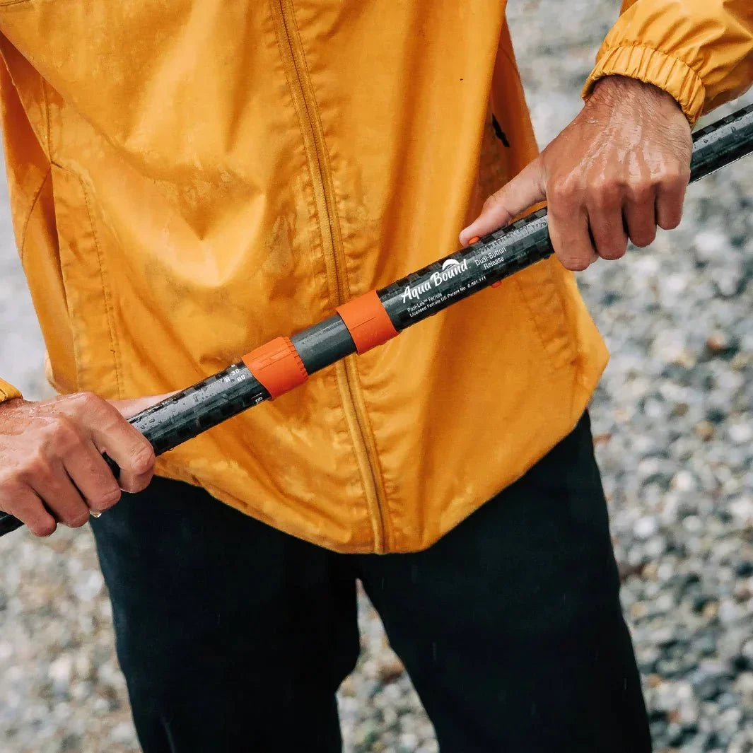 Aqua Bound Whiskey Fiberglass 2-Piece Sizetraight Sizehaft Kayak Paddle