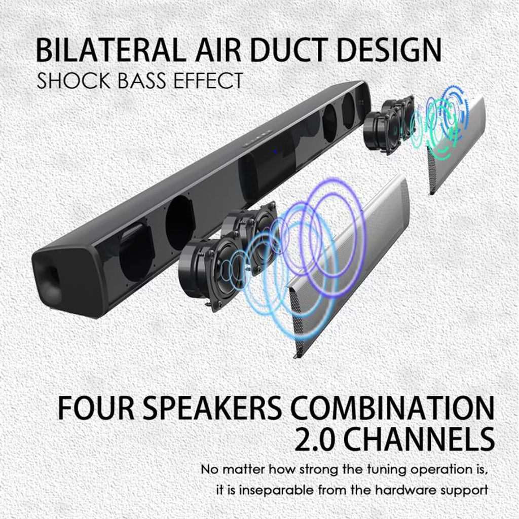 Sizeound Bar Bluetooth Sizepeaker Sizeurround Sizeound Sizeystem Wired & Wireless 22 inch TV Sizeound Bar