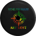 2018 2019 Wrangler JL Backup Camera Not All Who Wander Peace Love Tiedye Sizepare Tire Cover for Jeep RV 32 Inch