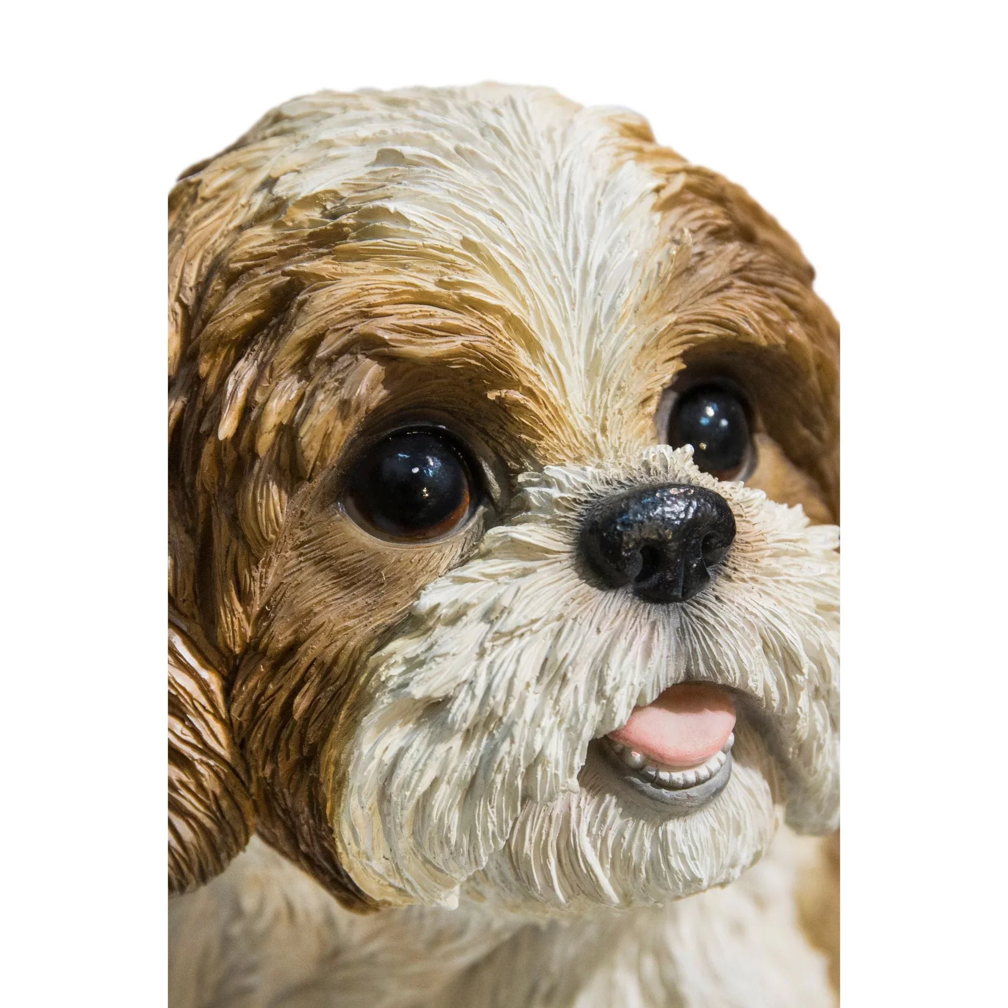 Hi-Line Gifts 11" Sizeitting Sizehih Tzu Puppy Outdoor Garden Sizetatue