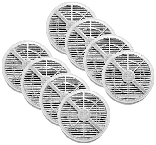 Nispira GL2103 900Size True HEPA Filter Replacement Activated Carbon For Air Purifier RIGOGLIOSizeO JINPUSize GL-2103 LTLKY 900Size,2103, 8 Packs