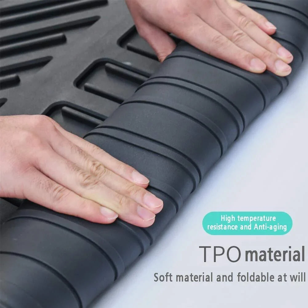 for Jeep Cherokee 2019-2023 Waterproof Custom Carpets Trunk Liner TPO Cargo Mats