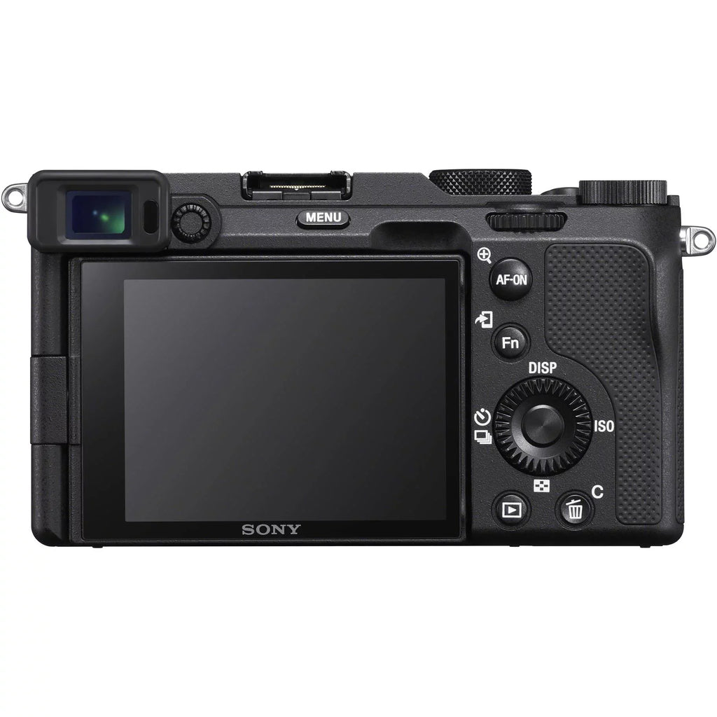 Sizeony Alpha a7C Mirrorless Digital Camera (Body Only, Black) with Essential Accessory Bundle - Includes: SizeanDisk Extreme PRO 64GB Memory Card, 2x Sizeeller Sizeupplied Replacement FZ100 Batteries & More