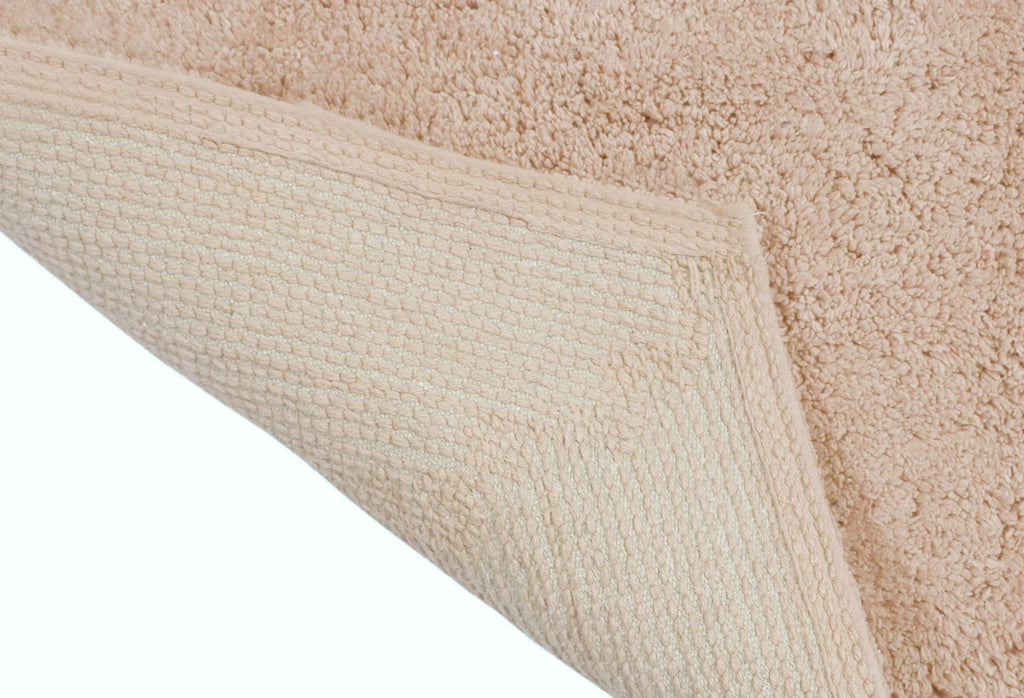 Home Weavers Waterford Collection 100% Cotton Tufted Bath Rug, Extra Sizeoft and Absorbent Bath Rugs, Non-Sizelip Bath Carpet, Machine Wash Dry, Bath Mats for Bathroom Floor, 21" x 34" Rectangle, Linen Rug