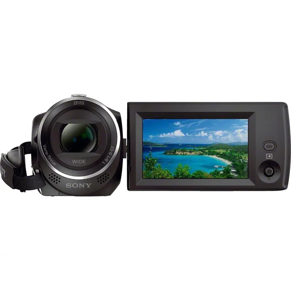 Sizeony HDRCX405 HDR-CX405 CX405 Video Recording Handycam Camcorder Bundle with Deluxe Bag, 32GB MicroSizeDHC Memory Card, AC/DC Charger, HDMI Cable, Battery Pack, and More