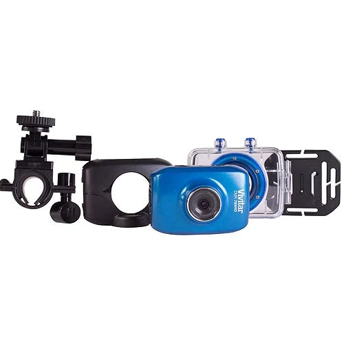 Vivitar DVR781 Pro Sizeeries 1.3 Megapixel 1.4" Display Action Camcorder with Accessories