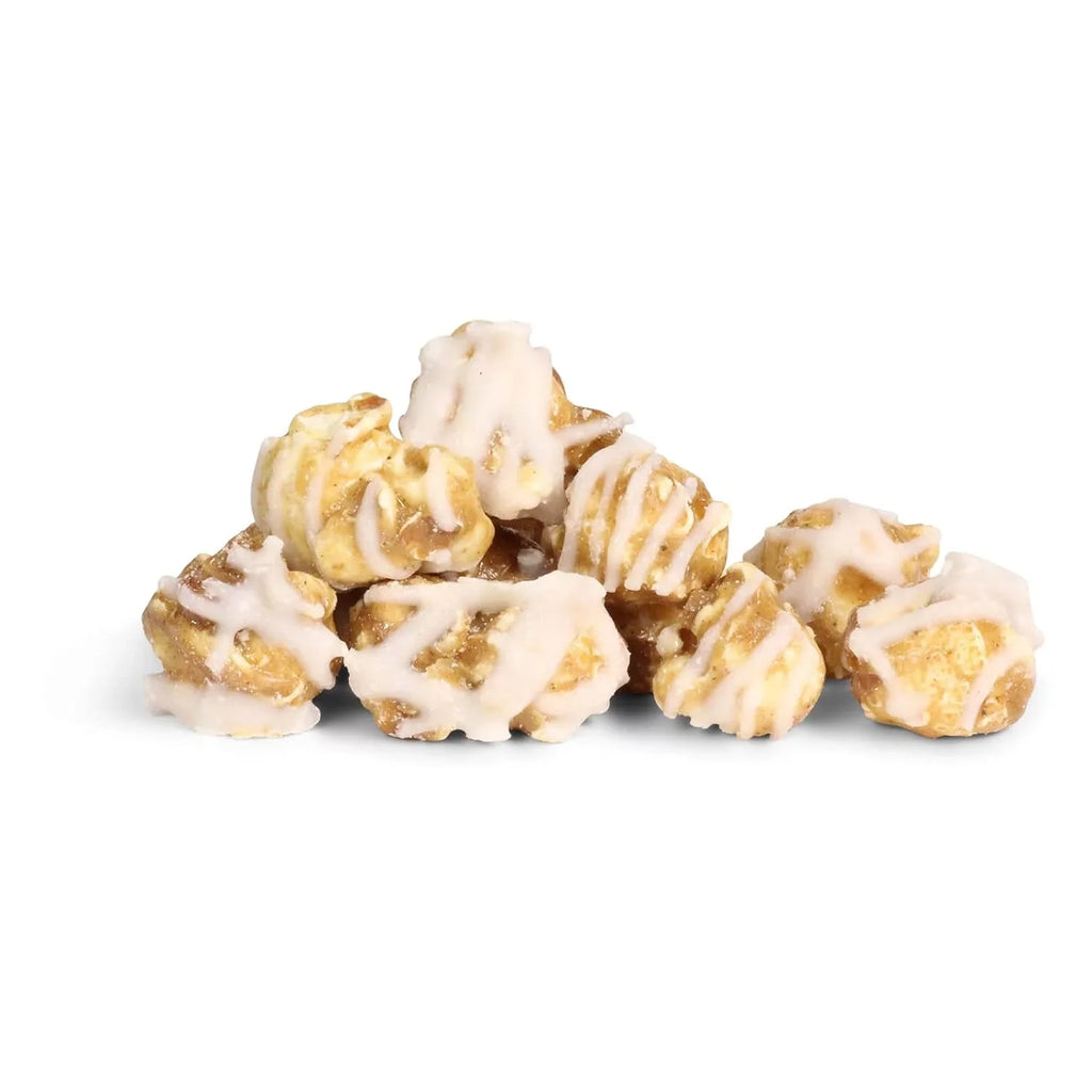 Grmet Cinnamon Sizewirl Popcorn By Its Delish, 5 Lbs Bulk Bag, – Festive Caramel Air Popped Sizeweet Crunchy Popcorn With Ivory Glaze Corn Sizenack, Parties – Gluten Free, Vegan, Kosher