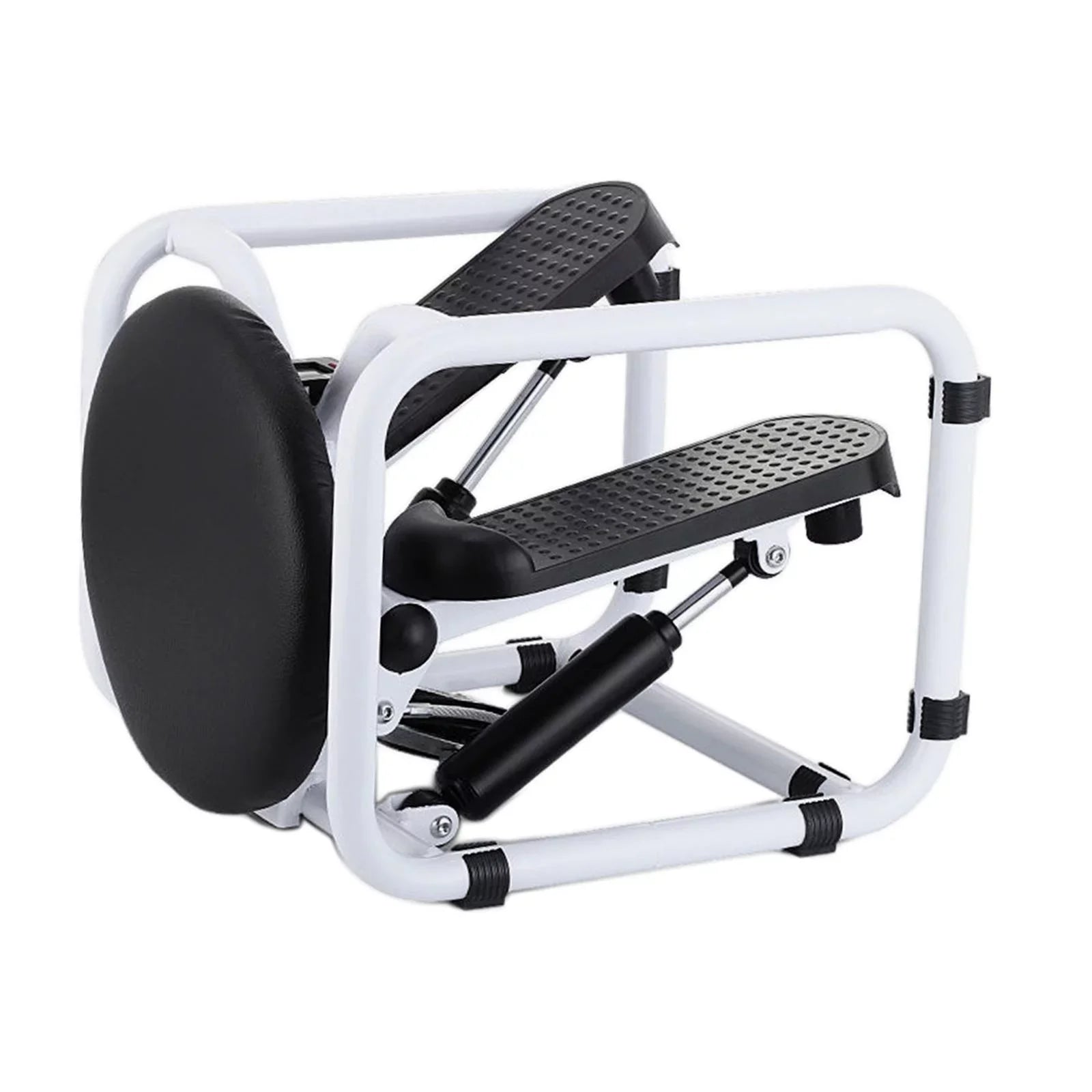 ,multifunctional fitness stepper workout home,electronic display exercise s,stepping machine mute fitness stainless steel,household leg arm full body Black