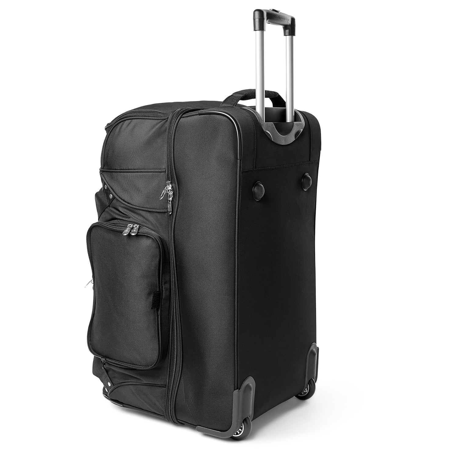MOJO Philadelphia Eagles Black 27'' 2-Wheel Drop Bottom Rolling Duffel Bag