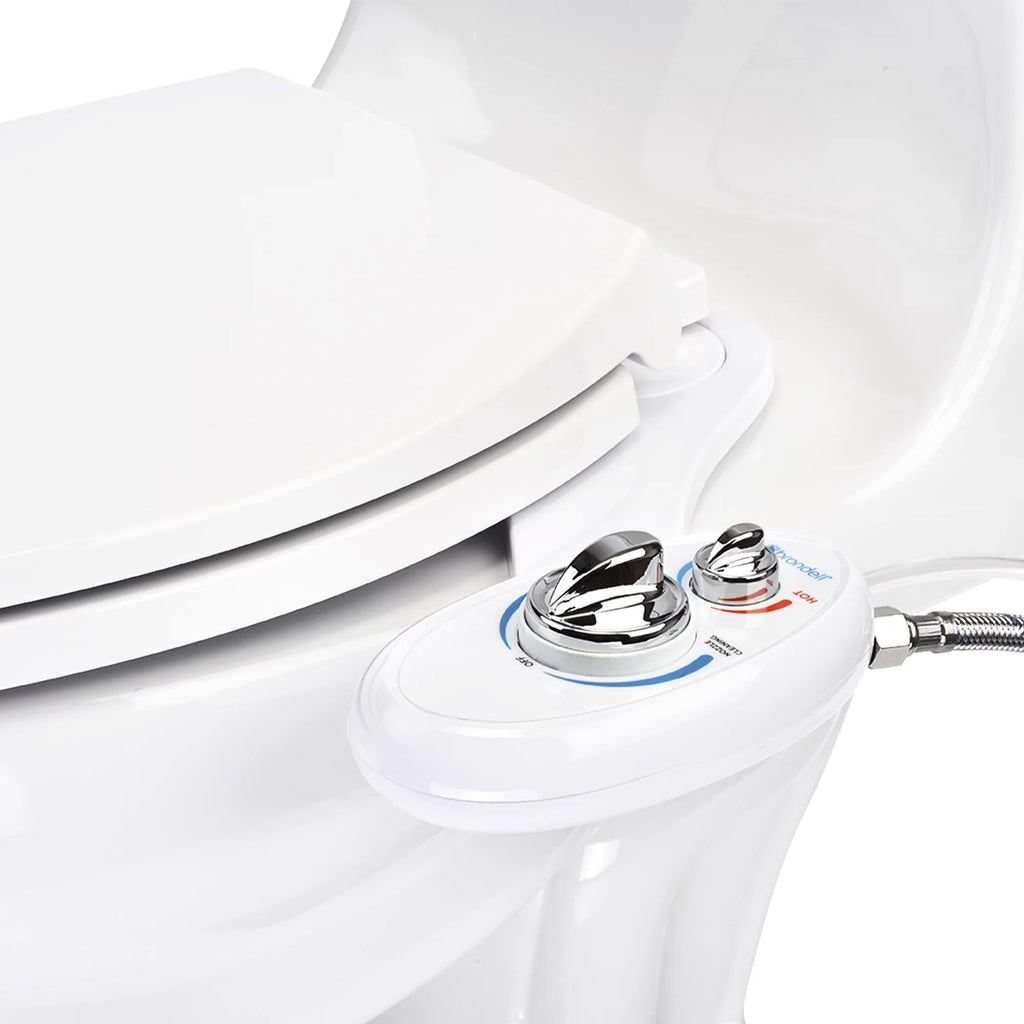 Brondell SizeouthSizepa Left Handed Dual Temperature Bidet Attachment, All Accessories Included