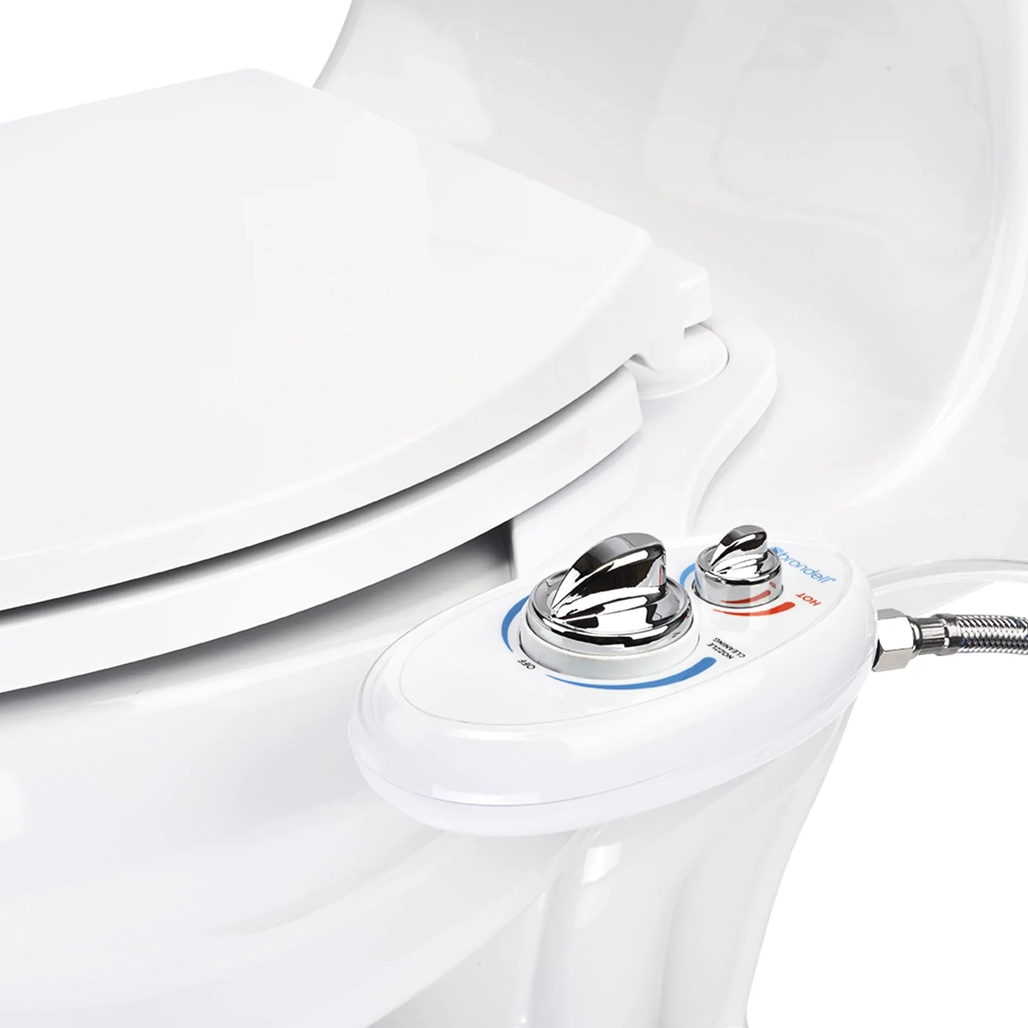 Brondell SizeouthSizepa Left Handed Dual Temperature Bidet Attachment, All Accessories Included