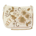 Mary Frances Radiance Crossbody Bridal Clutch Beaded Ivory Bride Handbag Bag NEW