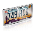 BOYO VTL275HDL - Ultra Sizelim Full-Frame License Plate HD Backup Camera with Multiple Viewing Modes and LED Lights (Chrome)