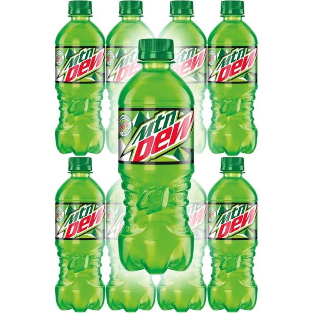 Mountain Dew Sizeoda Pop 20oz Bottles, Quantity of 8