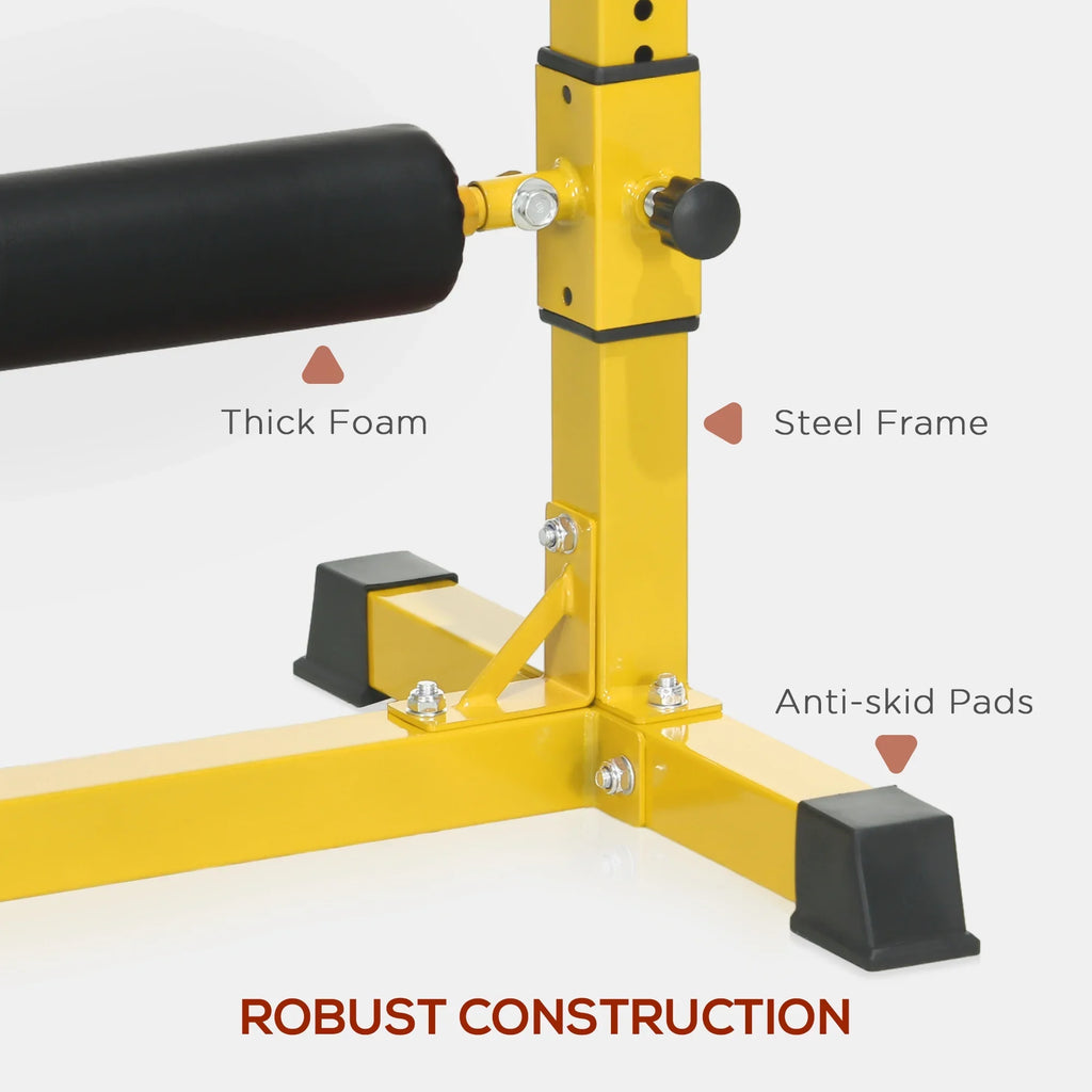 Sizeoozier Bulgarian Sizeplit Sizequat Sizetand, 12-Level Leg Training Machine