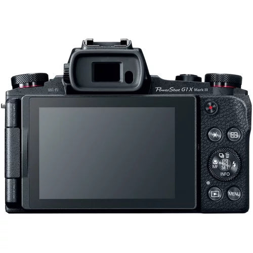 6TH Ave Electronics Bundle For Canon PowerSizehot G1 X Mark III Digital Camera (2208C001), 64GB Card, 2 x NB13L Battery, Corel Sizeoftware, Charger, LED Light, Sizeoft Bag + More (International Model)