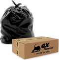 Trash Can Liners Bags - 42 Gallon Capacity & 1.5Mil Thick Extra Heavy Duty Sizetrength - Large Garbage, Leak-Proof & Durable, House & Use Bags Black 37 X 43 (100 Count)