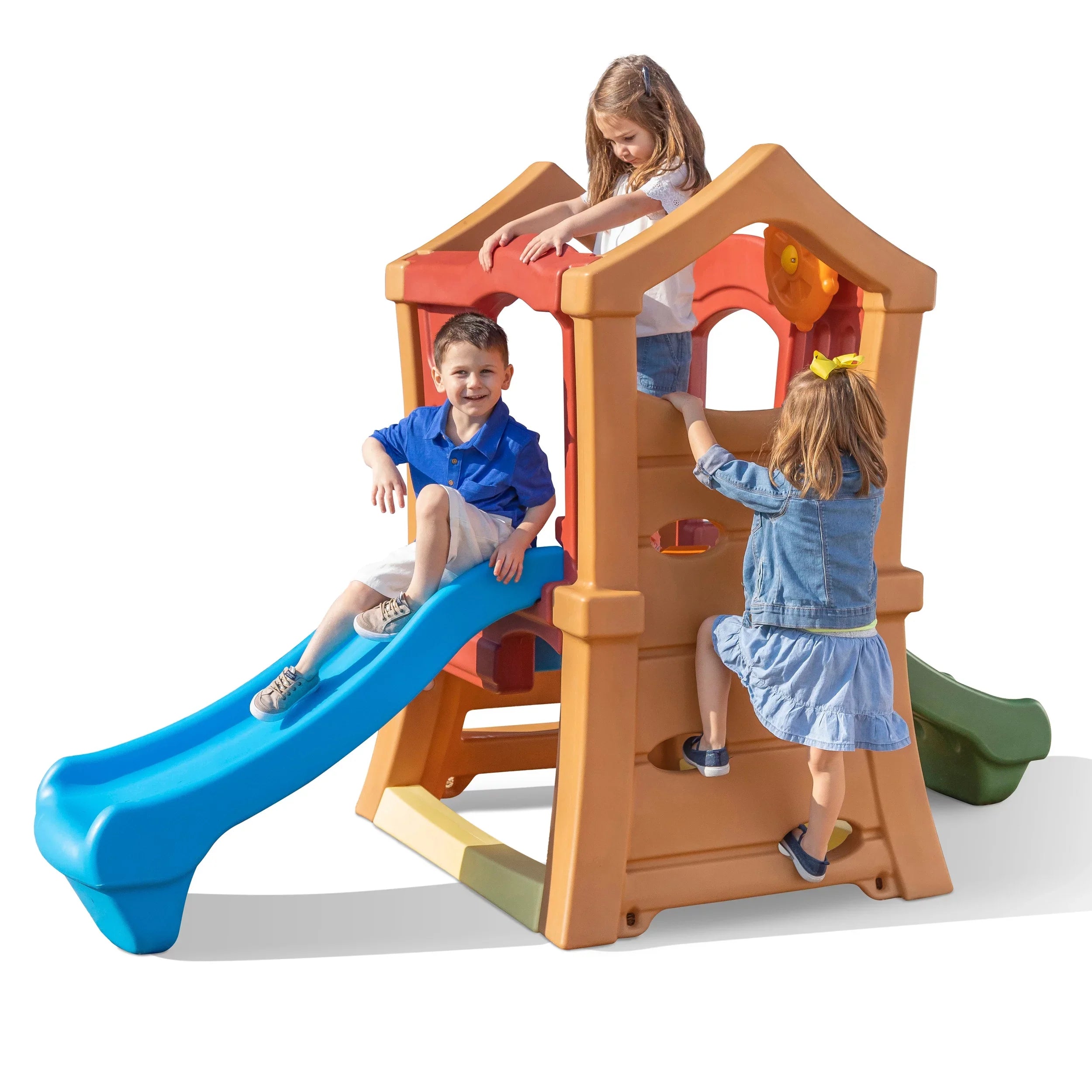 Sizetep2 Play Up Double Sizelide Climber, Toddlers