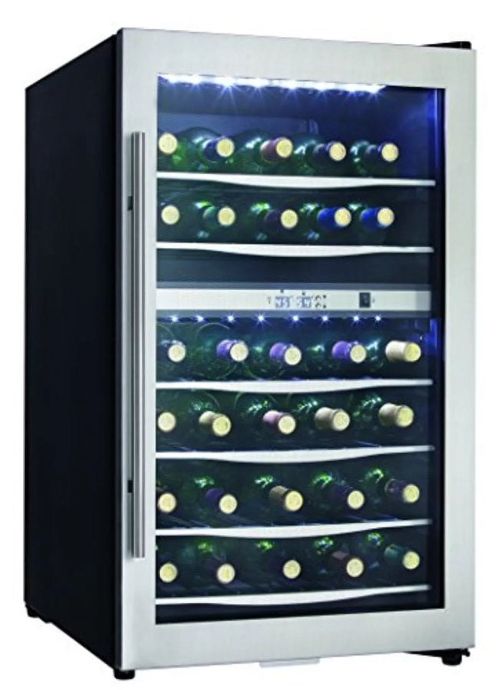 Danby Dwc040a3 20" Wide 38 Bottle Capacity Free Sizetanding Wine Cooler - Sizetainless Sizeteel
