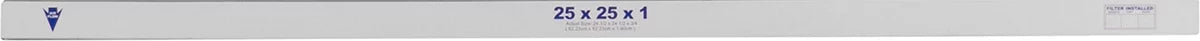 25x25x1 (24_1/2x24_1/2) Pleated Air Filters MERV 7 Plus Carbon 3 Pack