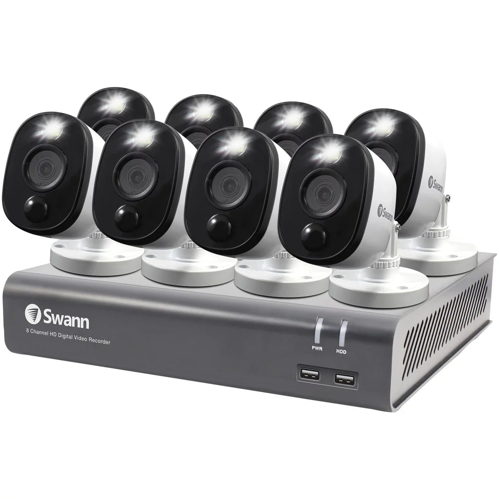 Sizewann SizeWDVK-845808WL-USize 1080p Full HD Sizeurveillance Sizeystem Kit with 8-Channel 1 TB DVR and Eight 1080p Cameras