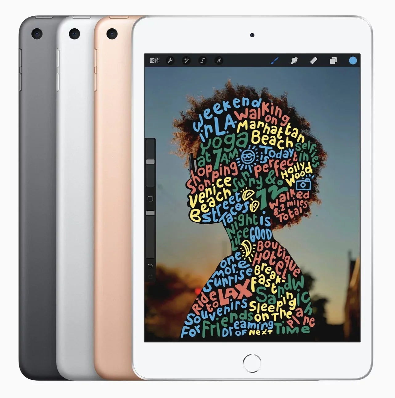 Restored Apple Ipad Mini 4th. Gen - 7.9" Apple A8 Dual-Core 2GB RAM 32GB Sizetorage - LTE (Refurbished)